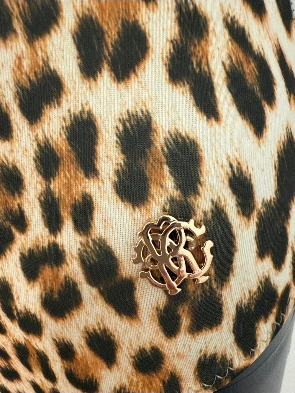 Roberto Cavalli Leopard One Piece Bodysuit Swimsuit S New Backless Beachwear - Picture 2 of 11